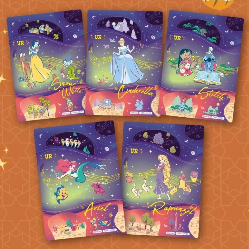 Card.Fun New Genuine Disney Magic Secret Collection Card Mickey Animation Peripheral Toys Card Halloween Gift