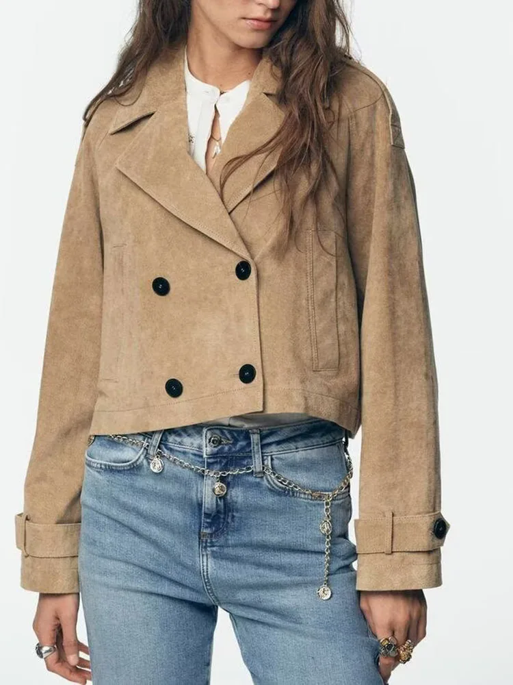 

Осень 2023. Женское универсальное ортопальто Jaet Long Sve Windbreaker Sle Верхняя одежда Faionable Ladies ort Coat.