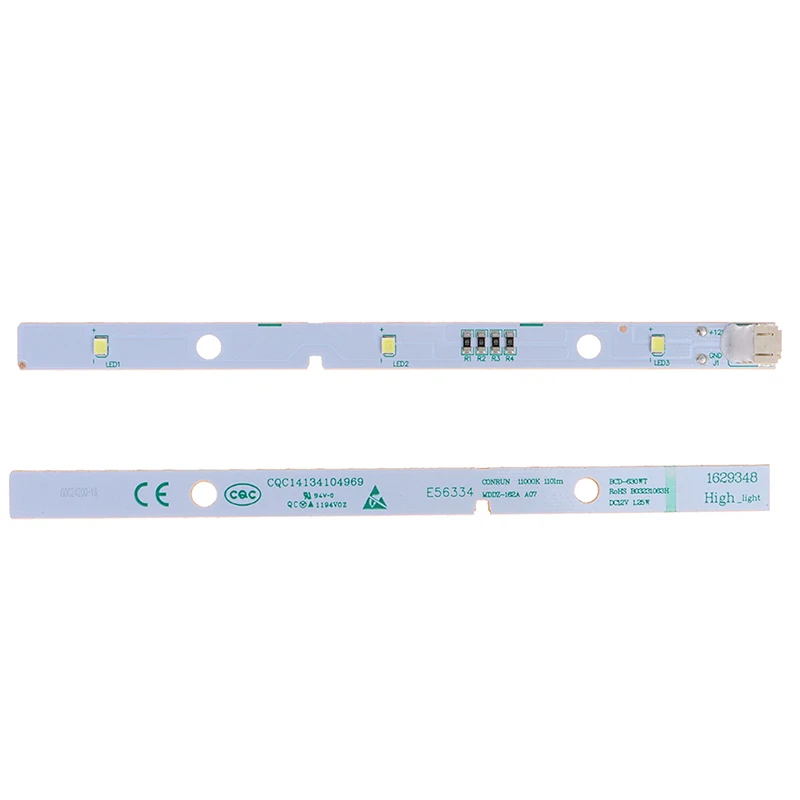 냉동고 라이트 바 LED 스트립, RONGSHENG 및 HISENSE 냉장고용 LED 라이트, E349766 MDDZ-162A 1629348 DC12V 2W, 2 개