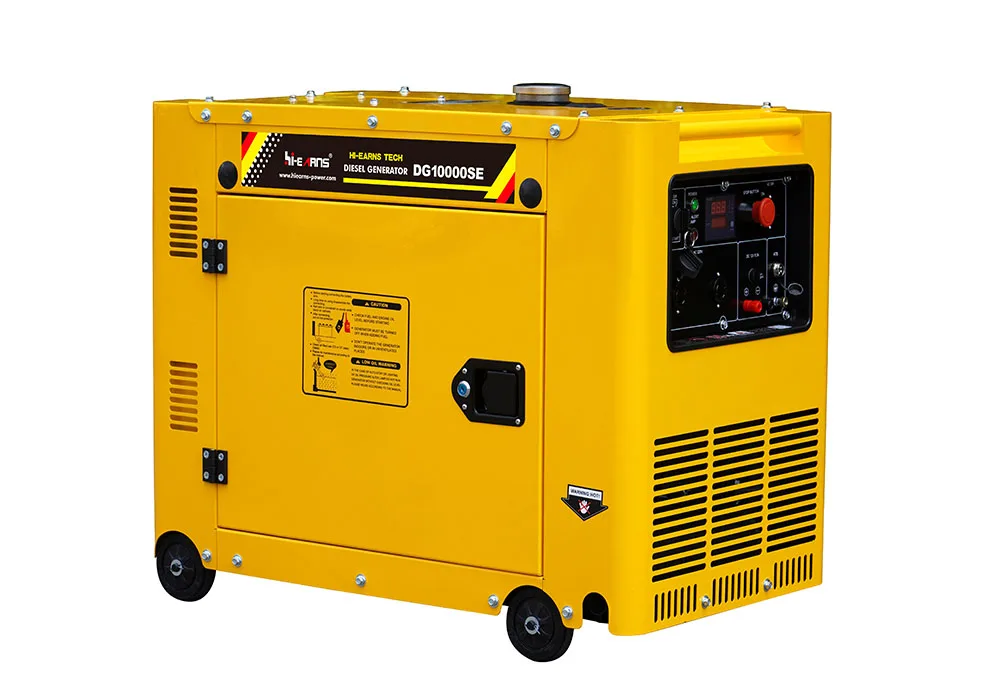 7.0KW 8.8KVA 220V Silent air Cooled diesel Generator with Digital Panel for Outdoor