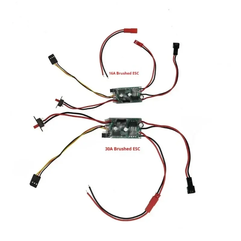 

For Wpl Mn 16a/30a Brushed Esc Upgrade, Diy Sm Plug With Brake For Remote Control Toy Car Mods & Repairs