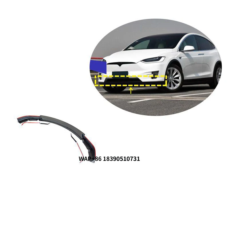 

Carbon Fiber Front Bumper Lip Spoiler for Model X 2016-2018