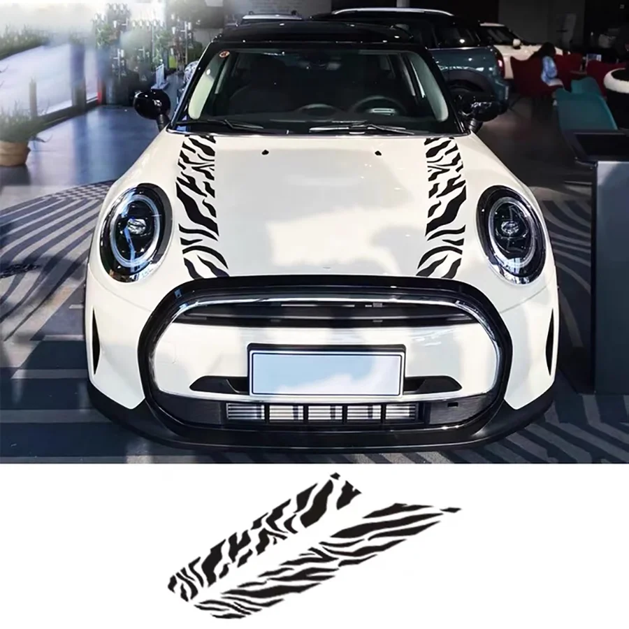 

1Set New Car Exterior Engine Hood Bonnet Stripes Hood Sticker Cover Vinyl Decal Fit For BMW MINI Countryman F60 Accessories