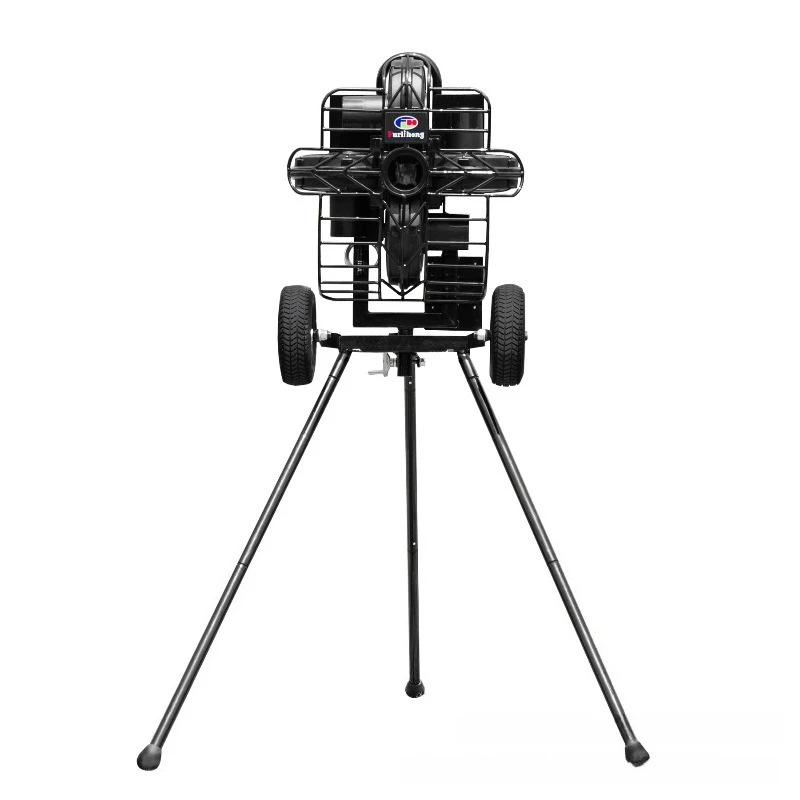Four-wheeled baseball serve machine, professional hitting practice, high fly ball rolling earth fielding practice