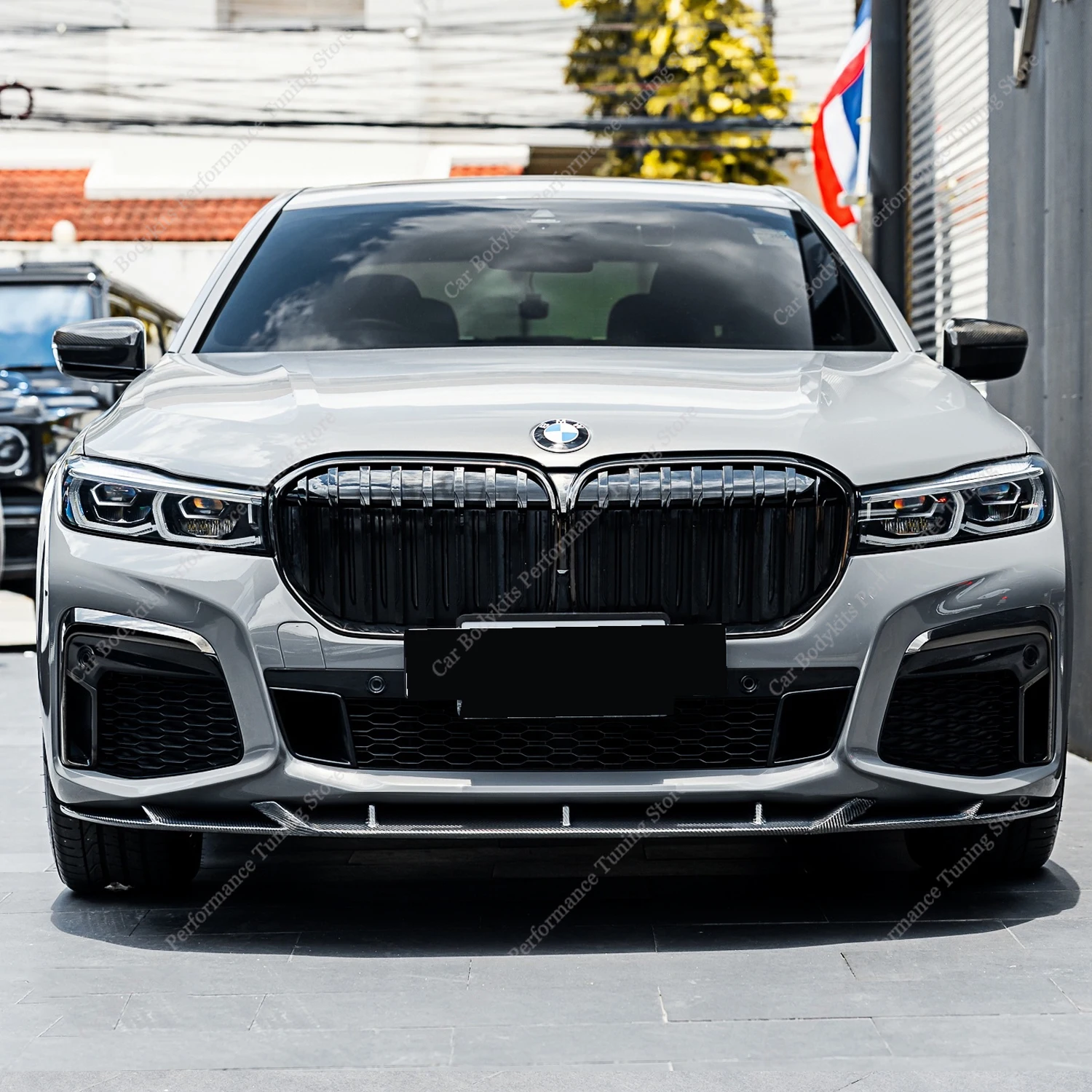 For Bmw G11 G12 M Sport Lci MP Style Front Bumper Splitter Lip Spoiler 740i 750i 740d M760Li M Pack 2019-2022 Bodykits Tuning