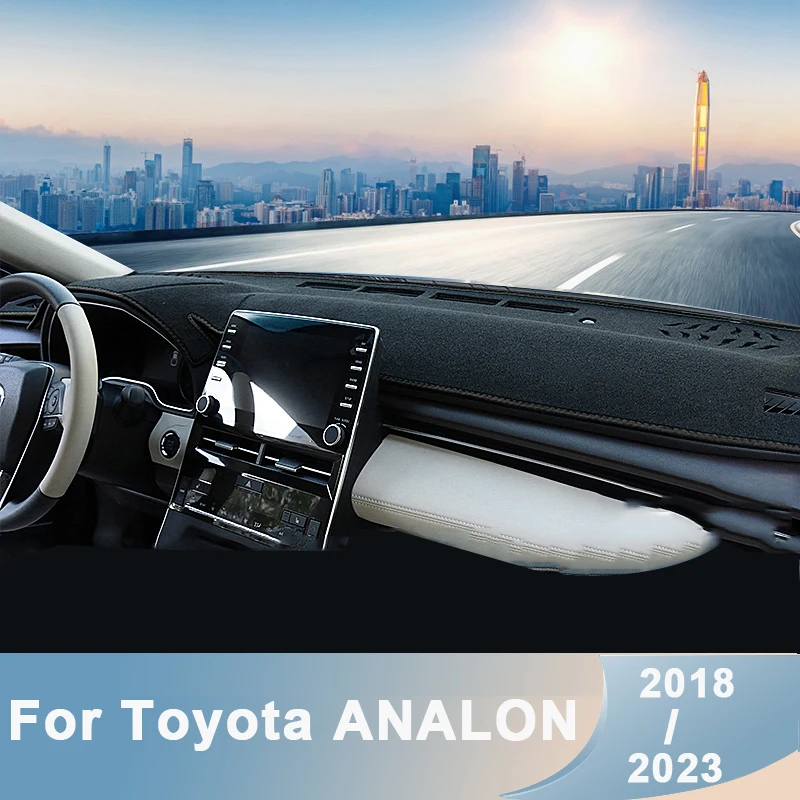For Toyota Avalon 2018-2020 2021 2022 2023 Car Dashboard Cover Avoid light Pad Instrument Panel Mat Carpets ANti-UV Accessories