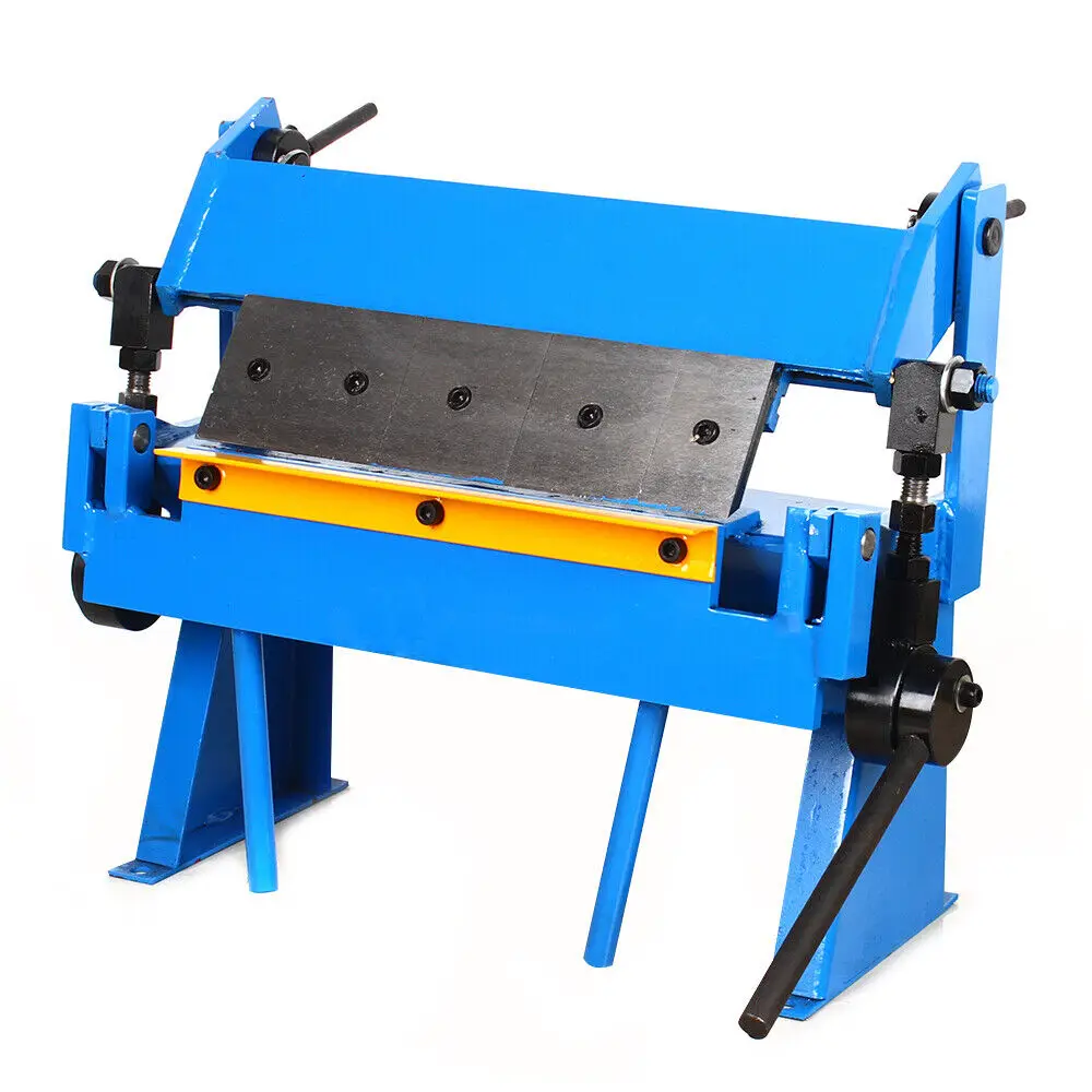 Industrial Metal Sheet Bending Machine Durable 305mm 0-135° Angle Manual Sheet Metal Shear Brake Roller Bending Machine