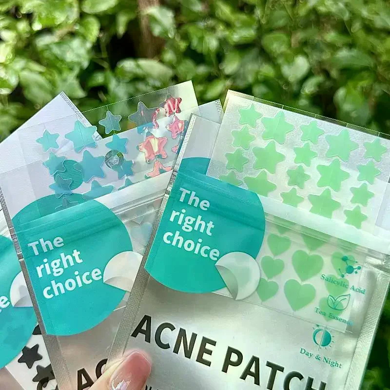 36 Patches/pack Skincare Star Hydrocolloid Patch Portable Patch To Cover Marks And Repair Scars Heart Shape Ultra-thin