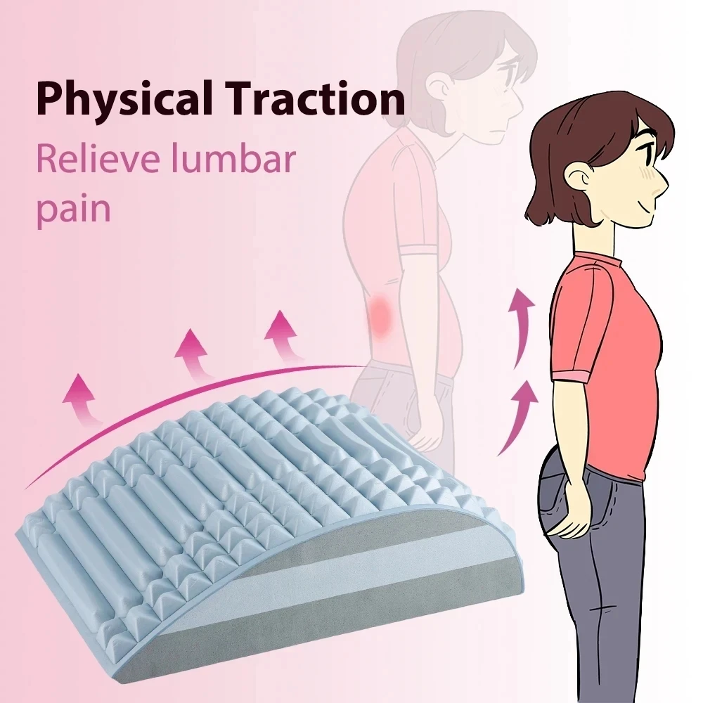 Back Massager Stretcher Chronic Lumbar Spine Support Massage Intervertebral Disc Herniation Posture Corrector Essential Products