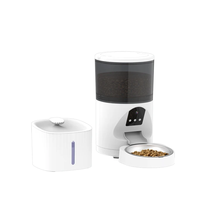 

Home AI pet feeder with camera, can automatically feed pets