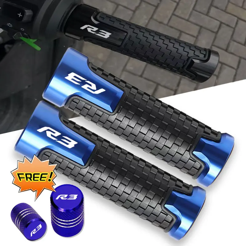 For Yamaha YZFR3 YZF R3 YZF-R3 2015 2016 2017 2018-2020 Motorcycle Accessories Non Slip Handlebar Grips Throttle CNC Hand Bar