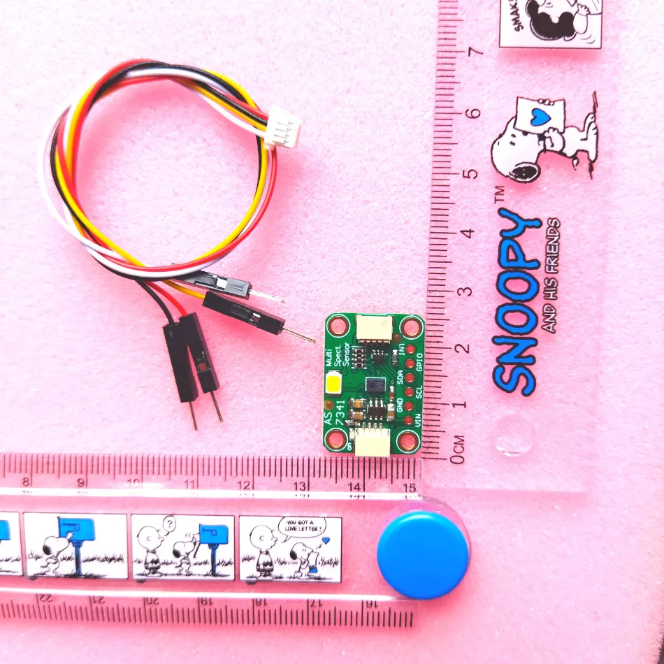 

AS7341 10 through light/visible spectrometer Qwiic AS7341-DLGM AS7341 10-Channel Light / Color Sensor Breakout - STEMMA QT