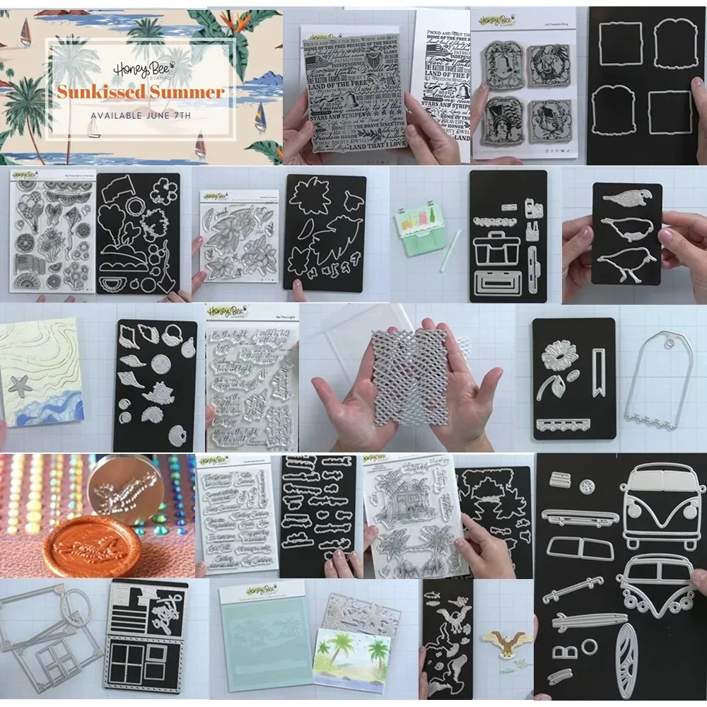 

Июнь, новые летние приморские штампы, штампы и трафарет, украшение для скрапбукинга, дневника, трафарет для тиснения, шаблон, поздравительная открытка «сделай сам»