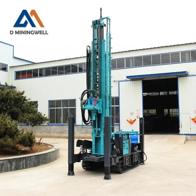 MW350 Truck Mount Water Well Drilling Rig Well Drilling Rig Track 350 Meters Hydraulic Rotary Water Well Drilling Rig