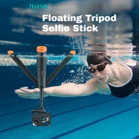 TELESIN-palo de Selfie con trípode flotante para GoPro Hero DJI OSMO nano Action 6 5 Pro 4 3/Insta360 X5/X4AIR/X4/X3 ACE PRO2/GOS/3