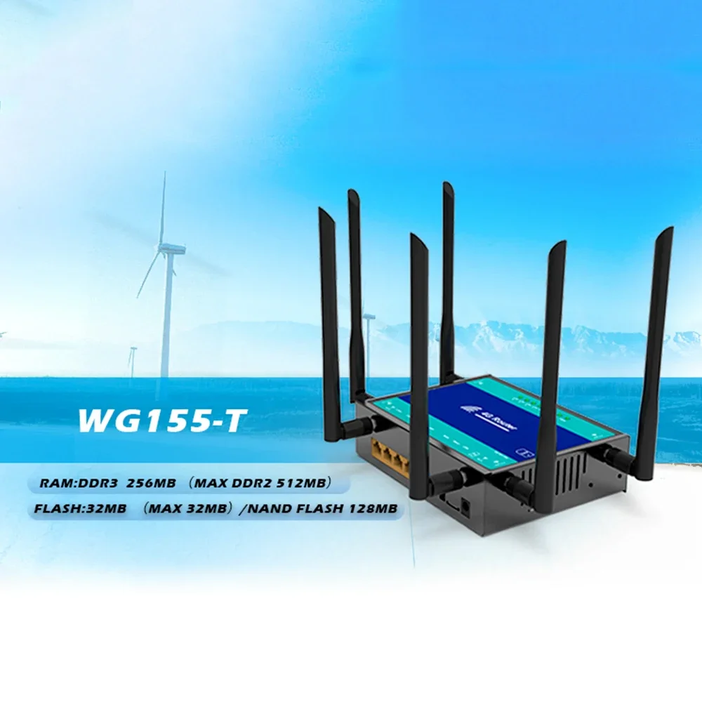 Cioswi WG155-T 4G Lte Modem Wifi Wireless Router with Sim Card 802.11AC Dual Band Gigabit 2.4G 5.8GHz Openwrt 4G Internet