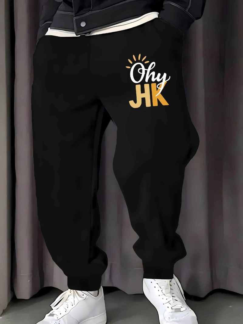 

2025 Autumn and Winter Mens Casual Sweatpants Jk Mens Casual Sweatpants High-end Luxury Is for Both Men and Women Gym