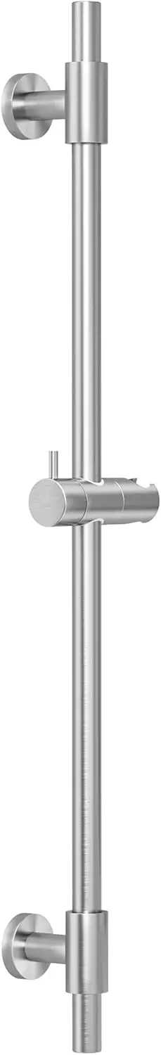 

30-Inch Shower Slide Bar with Adjustable Handheld Holder, SUS304 Stainless Steel, Wall Mount, Reuse Existing Holes