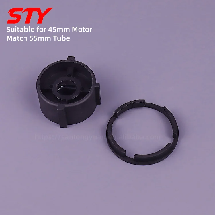 

50 шт. умные электронные моторизованные 45 мм моторные рулонные шторы аксессуары 55 мм пластиковый трубчатый адаптер привода для офиса Living R