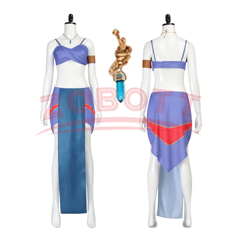 

Аниме Кида Косплей Хэллоуин Принцесса Кида Костюм Ожерелье Синее Платье Костюмы Девушки Карнавал Необычные Сексуальные Лолита Длинная Вечеринка