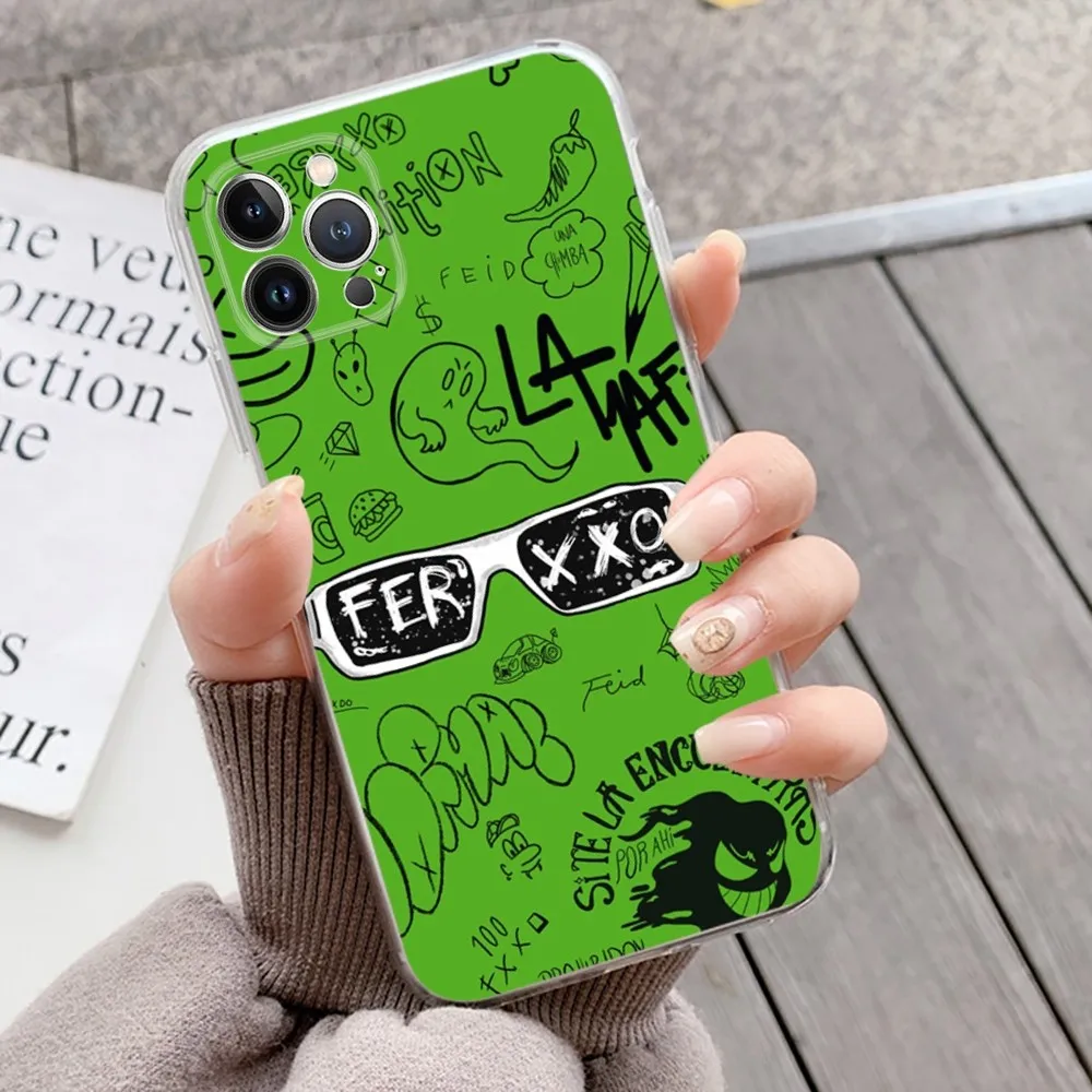 Singer F-Feid Ferxxo SIXDO Phone Case Silicone Soft for iphone 15 14 13 12 11 Pro Mini XS MAX 8 7 6 Plus X XS XR Cover