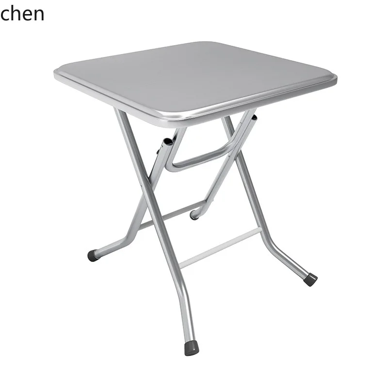 LXC  Combination Industrial Style Commercial Dining Table Modern BBQ Restaurant Stainless Steel Folding Dining Table and Chairs