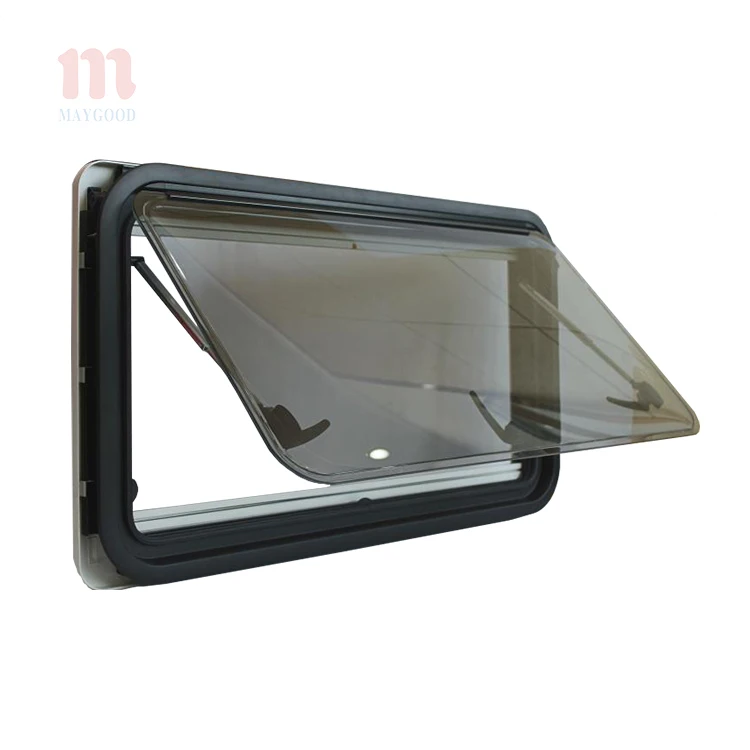 SX-R7.5 1000*600mm New Products Custom Aluminium Double Layer Extrapolated Caravan Rv Window