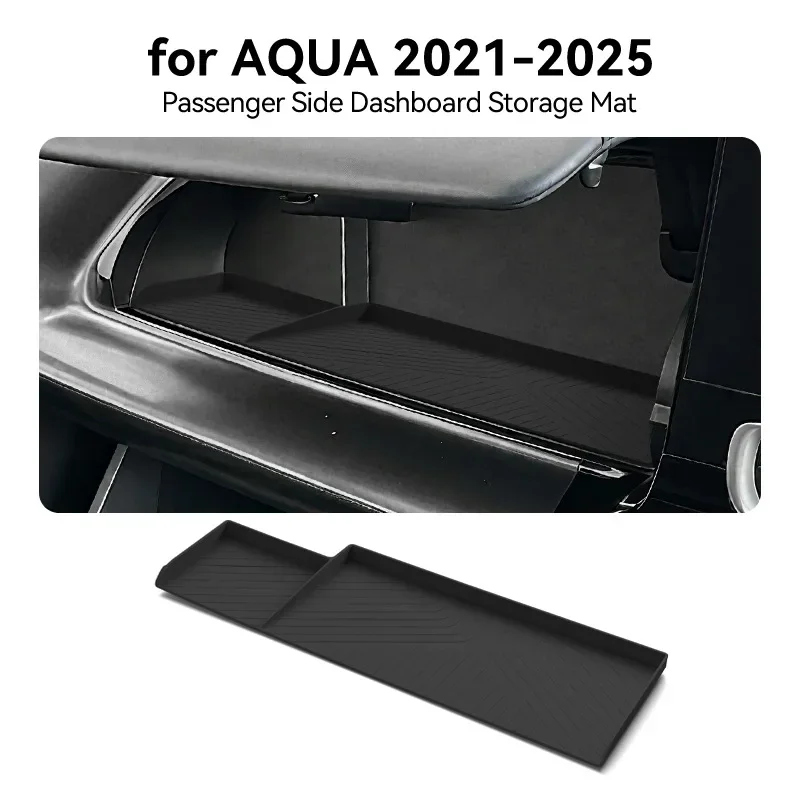Silicone Storage Box with Non-slip Design for Toyota Aqua 2021-2025 Dashboard