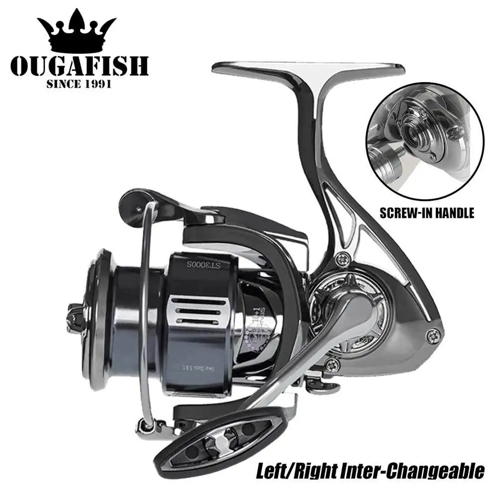 

Super Light Waterproof Fishing Reel Spinning Coil 10+1BB Stainless Steel Bearing 5.8:1 Sea Saltwater Tackle For Bass Pike Tools