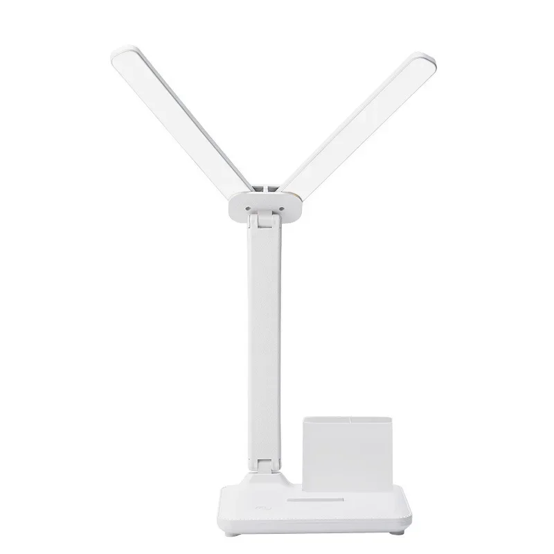 

Double head desk lamp, dimming folding and charging dual-purpose LED night light