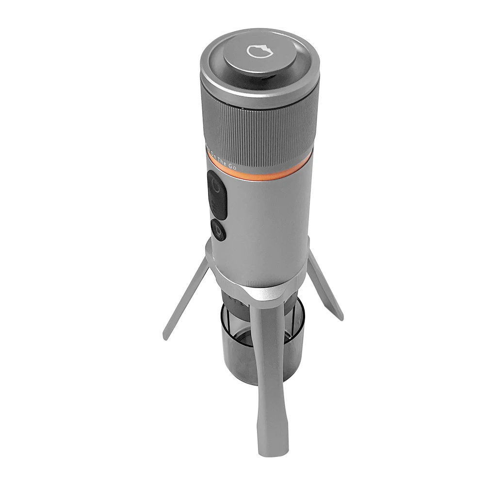 Portable 2-in-1 Cordless Electric Mini Espresso Coffee Machine USB Power Source Np Capsule Compatible for Outdoor Travel Car Use