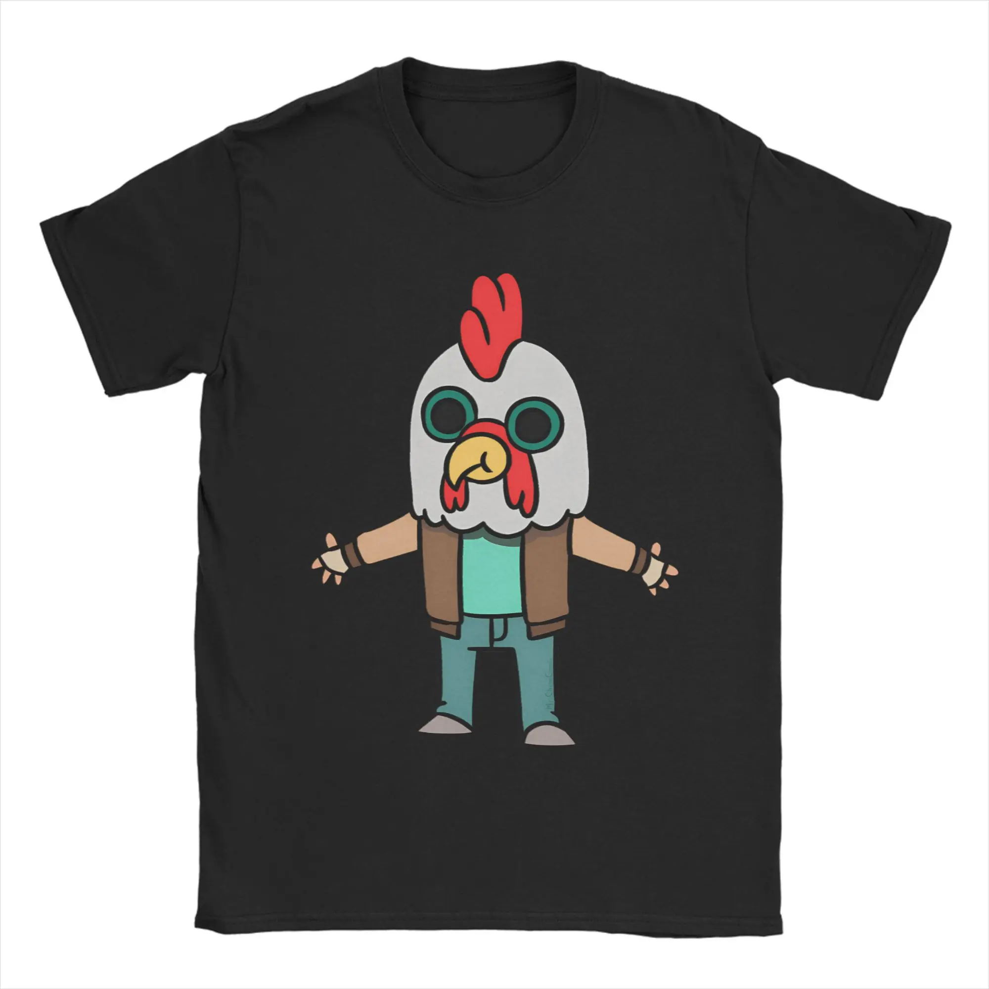Hotline Miami T Shirt Men's  100% Cotton Novelty T-Shirts Round Collar Mini Jacket Tees Short Sleeve Clothes Graphic