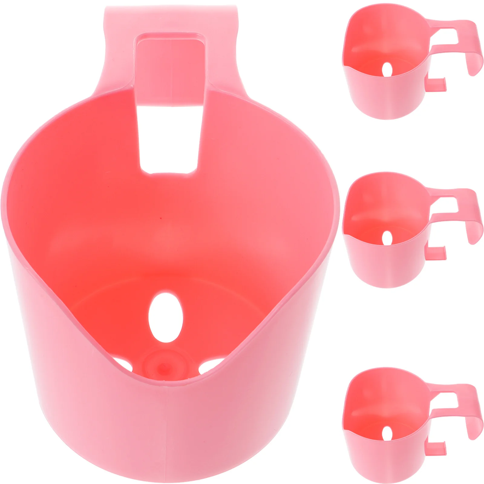 

4Pcs Pool Drink Holder Plastic Pool Cup Rack Durable Practical Cup Holder for Bottles Glasses Plastic Beverage Rack