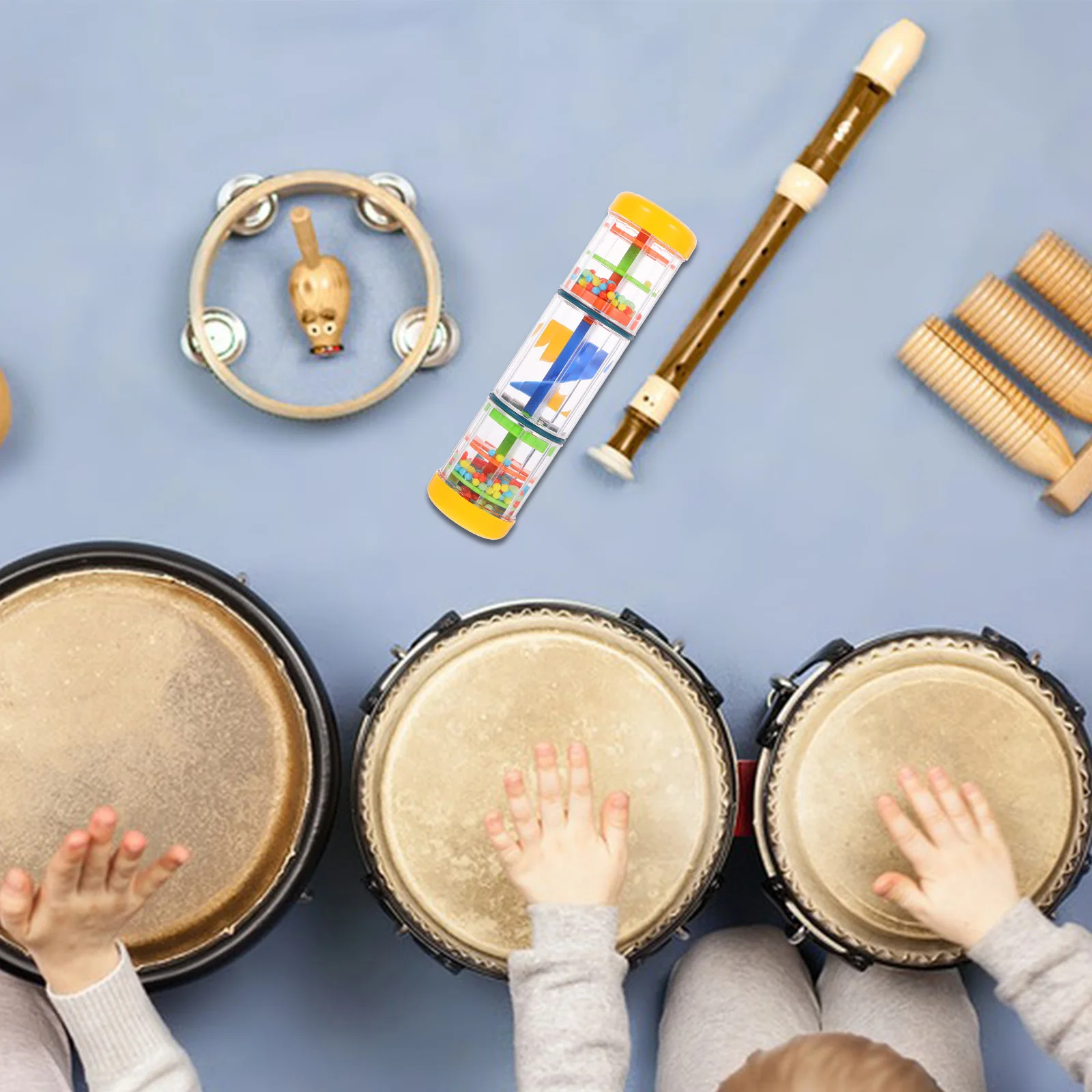 

Rain Sounder Stick Shaker Kids Music Instrument Sensory Toy Rainstick Children Teaching Aids Musical Education