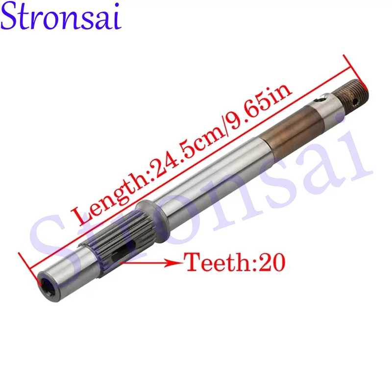 

6F5-45611-00 6F5-45611 New Propeller Shaft For Yamaha 2 Stroke 40 HP MU-1 Replacement Parts For Outboard Engine Boat Motor
