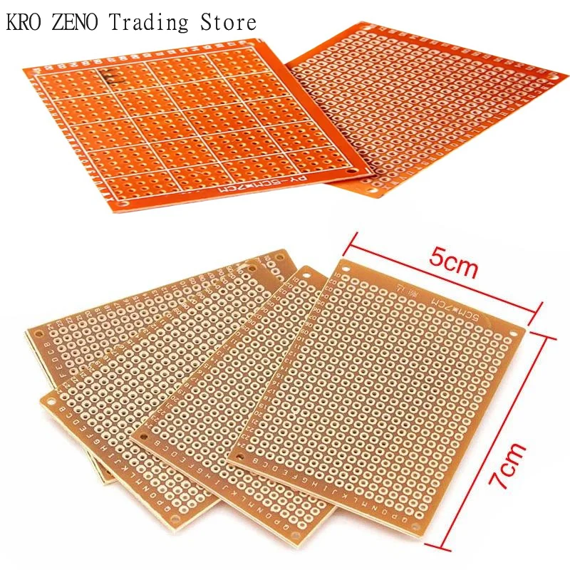 10PCS Insulated Material PCB Prototype Kit 432-Hole Perfboard Circuit Test Protoboard for DIY Electronic Gadgets