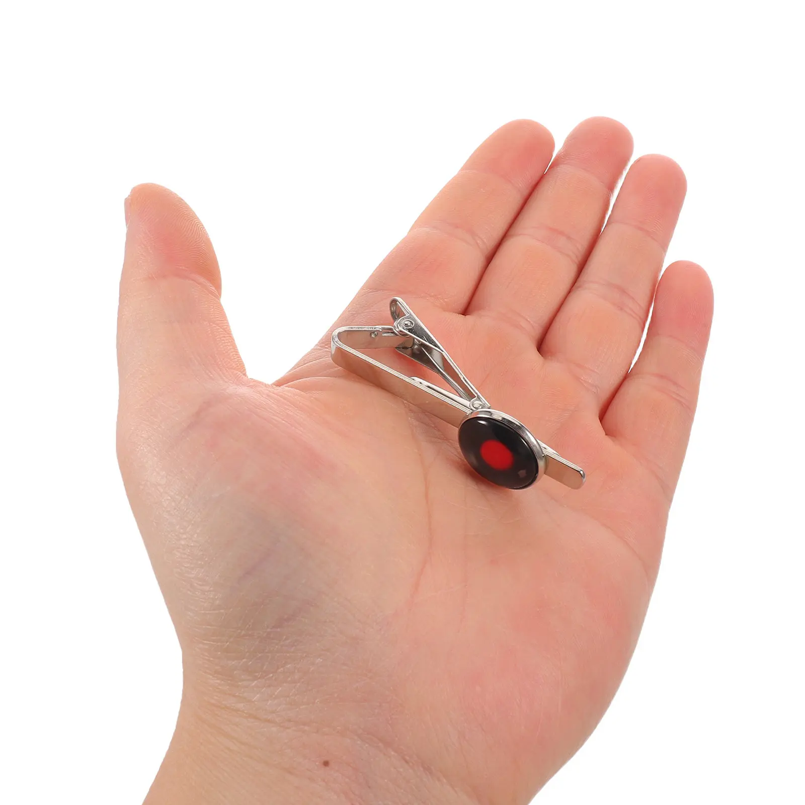 2Pcs Tie Clip Vinyl Record Music Necktie Clip Retro Silver Clasp Office Wedding Men Gift Musician Gift Music Tie Pin