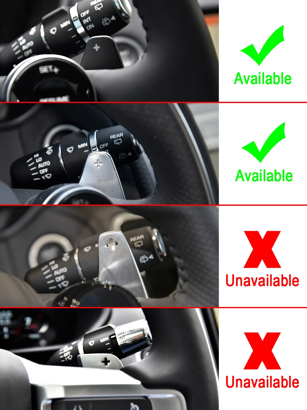 Car Steering Wheel Shift Paddle For Land Rover LR Range Rover Sport Vogue Evoque Velar Discovery 5 L462 Car Shifter DSG Stickers