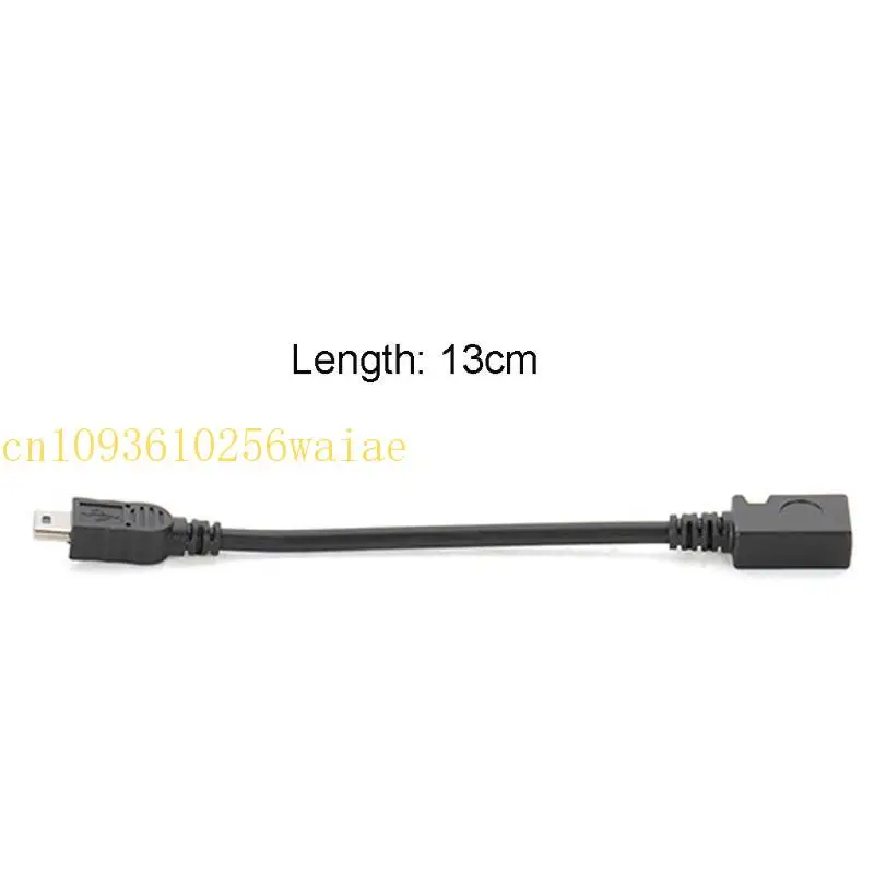 652F 마이크로 USB에서 디스크/팬/카드 리더 코드 MP4 MP4 GPS 용 블랙 충전기 케이블 변환기 용 미니 USB 변환기 라인