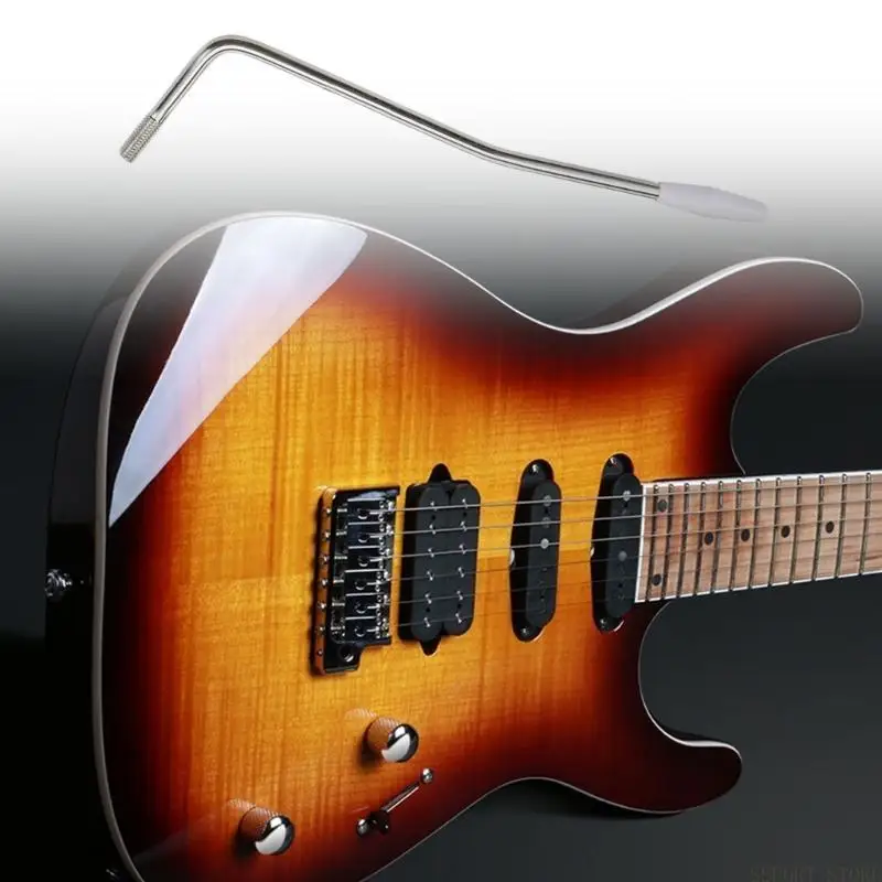 U2JB Electric Guitar Tremolo Arm 6mm Thread Tremolo Arm Whammy Rod with Tip Metal Single Tremolo Arm 3 Color Guitar Parts