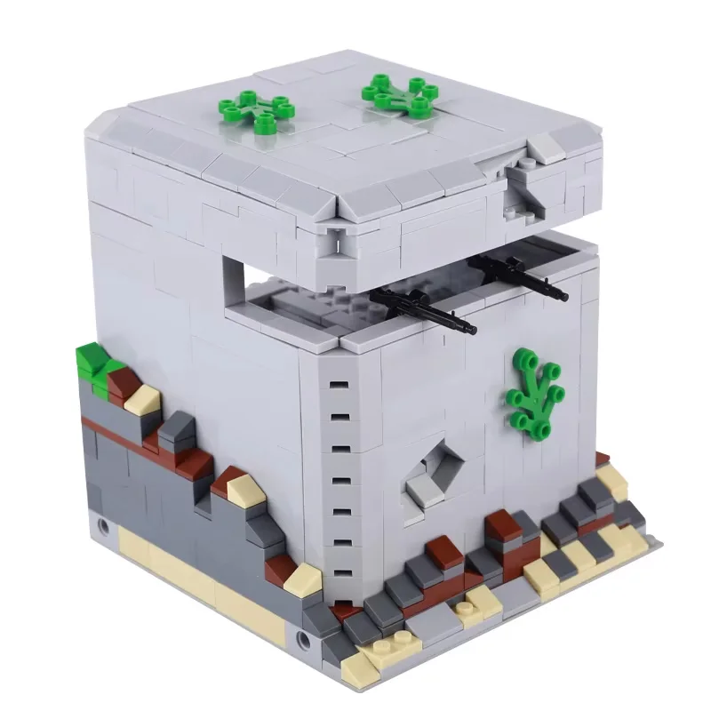 MOC WW2 Military War Vehicle Building Blocks Army Soldier US Spitfire Tank Armored Vehicle BF109 Fighter Jet Prison Cage Toys