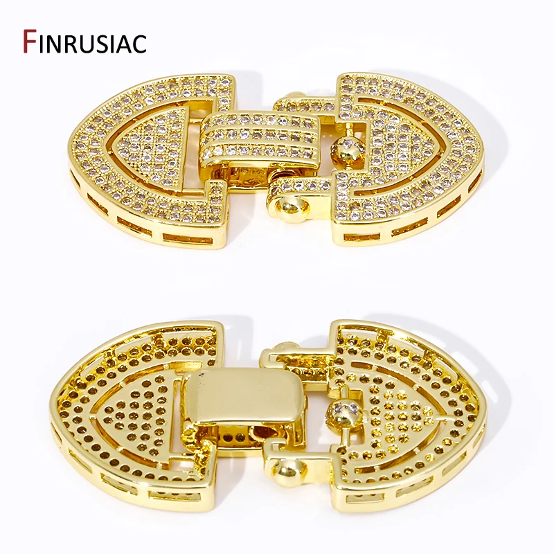 

Модные 18K позолоченные инкрустированные циркониевые жемчужные соединительные застежки, латунные застежки для изготовления ювелирных изделий своими руками