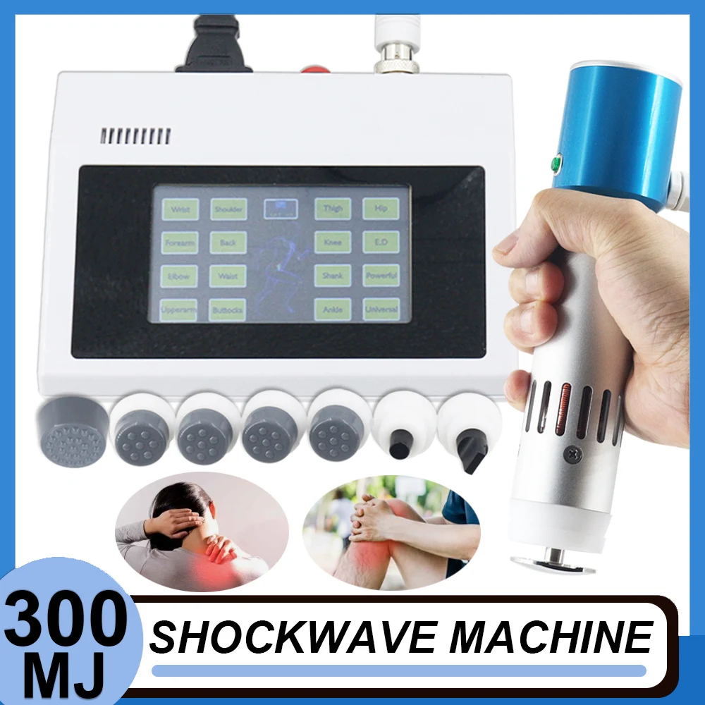 300mj Shockwave Therapy Machine Effectively Alleviate Sports Injuries Pain Relief Body Massage Muscle Shock Wave