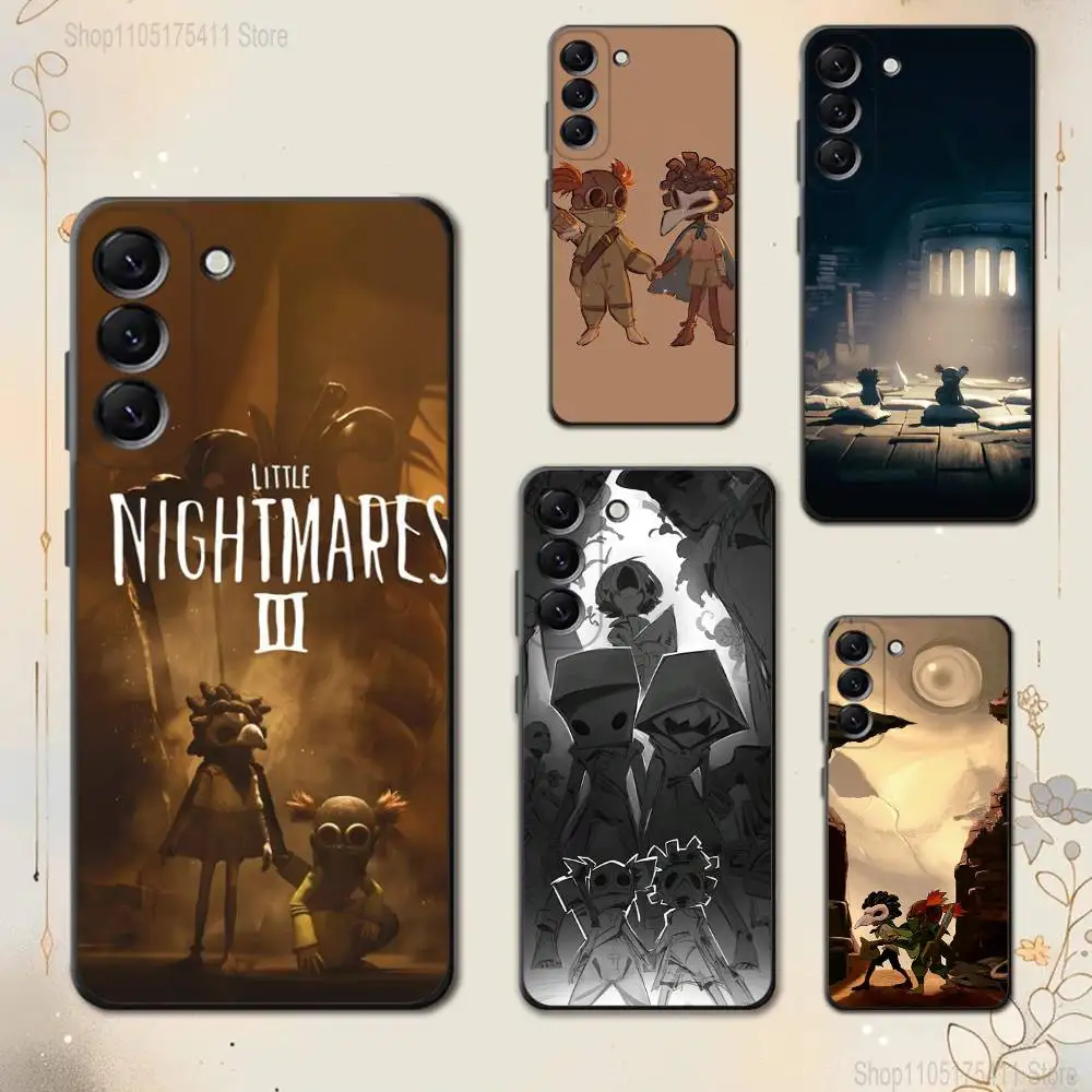 

L-Little Nightmares-S 3 Phone Case For Samsung Galaxy A 73,72,51,53,52,71,22,5G,Note,J7,8,9 Soft Black Cover