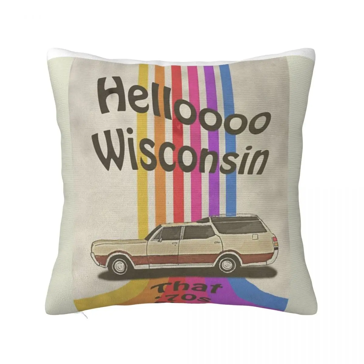 Hello Wisconsin Cushion Cushions Cover 45X45 Cushions Cover Pillow Case Pillow Cover