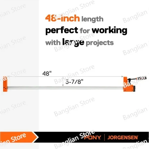 Jorgensen-abrazaderas de barra de 48 pulgadas