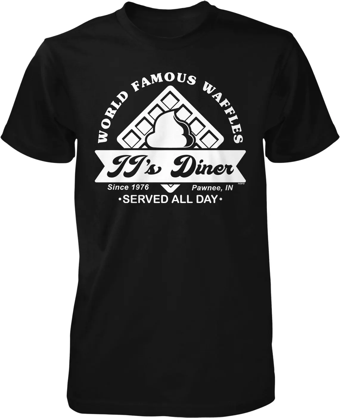 JJ's Diner World Famous Waffles Men's T shirt NOFO_02795