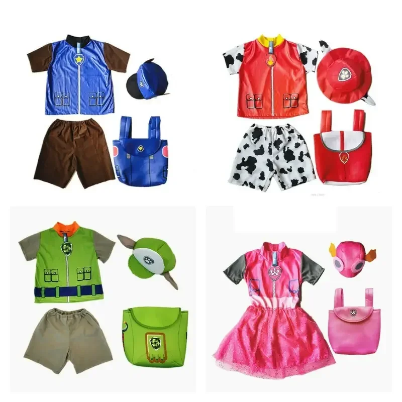 Ryder Halloween For Kids Boys Girls Marshall Rubble Chase Rocky Skye Zuma Dog Pup Costume Child Police Fireman Cospl MN5