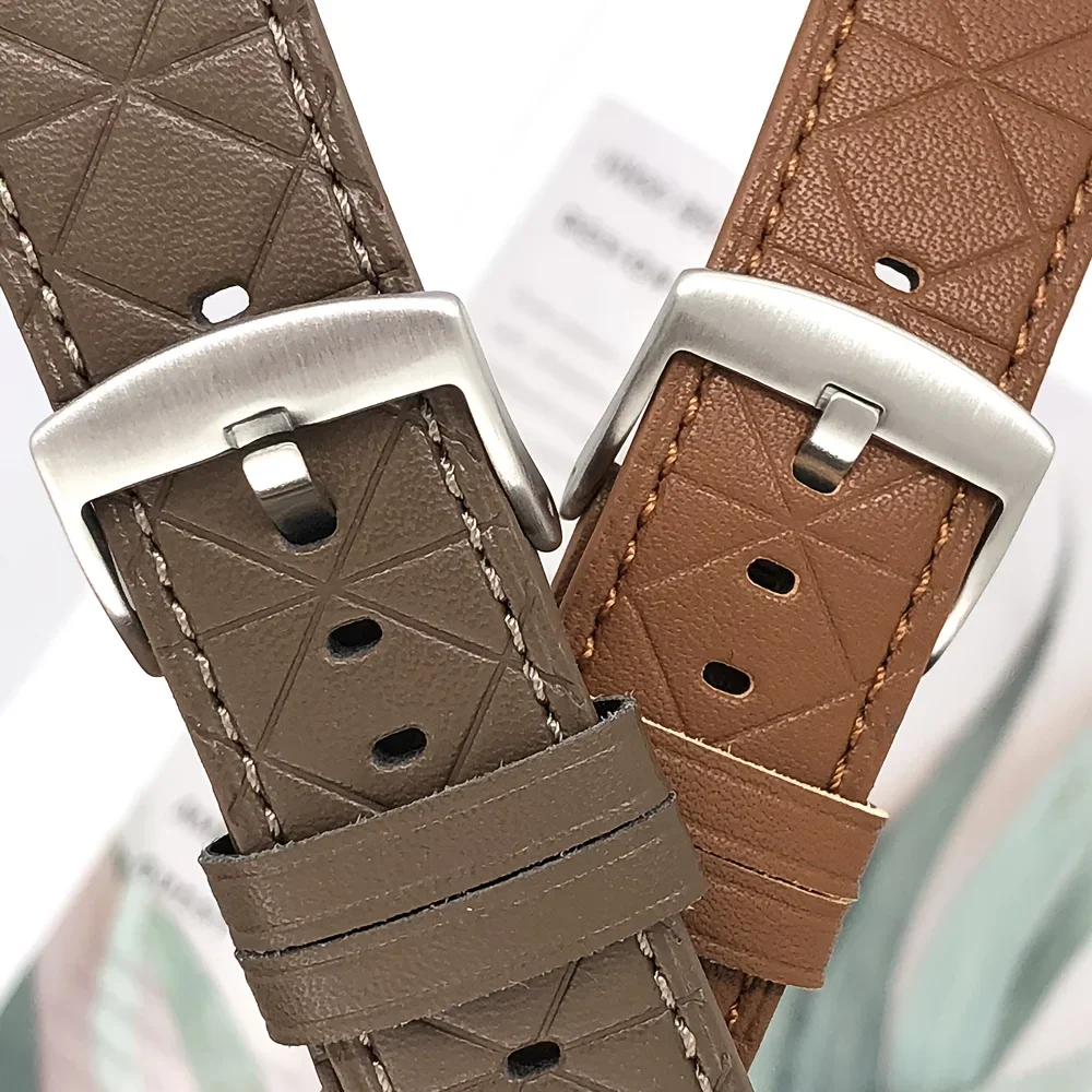 Cinturino per orologio in pelle artificiale per Samsung Galaxy 8 40mm 44mm Regalo di festa da uomo Galaxy 8 Classic 46mm Cinturino di ricambio