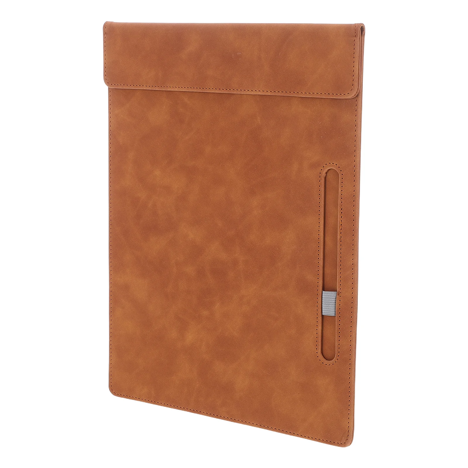 

PU Clipboard Pen Holder Office Writing Pad Document Organizer Business Meeting Notes Portable Clipboard Folder
